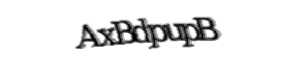 Security check image, please type the characters shown